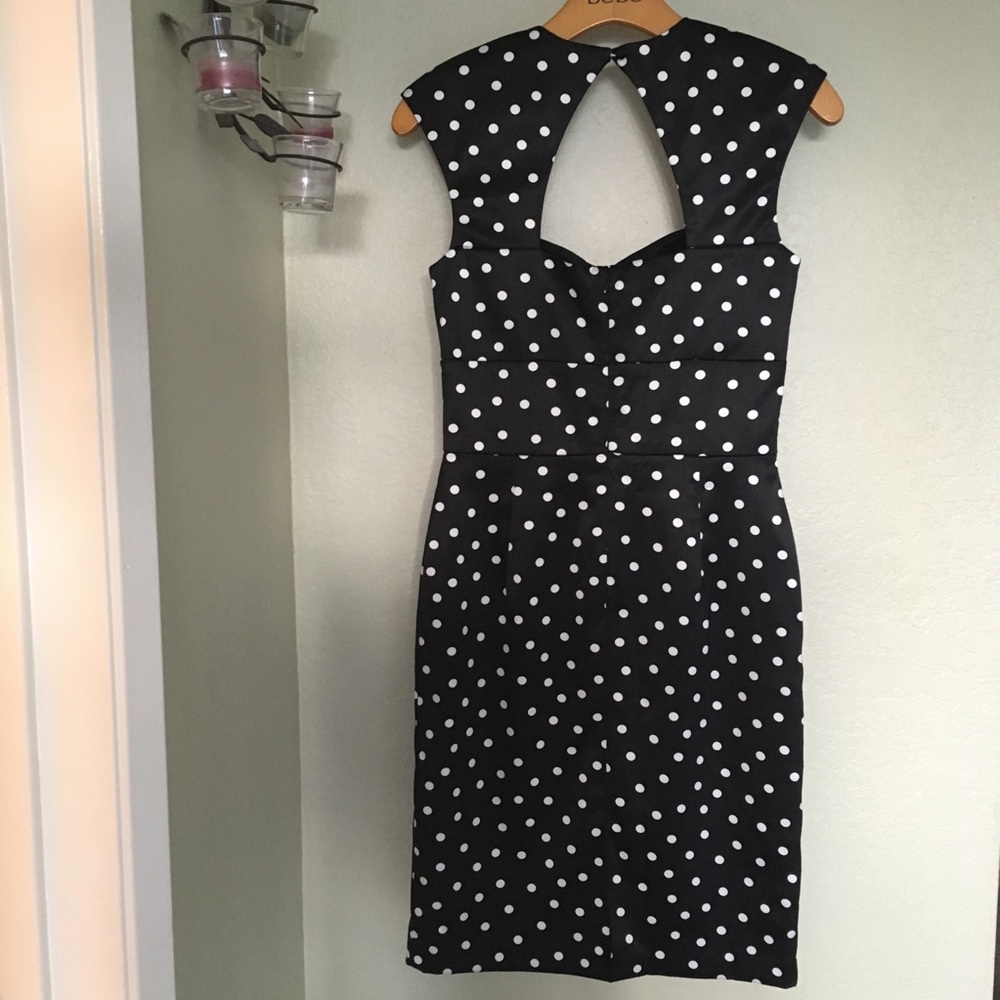 NWOT WHBM polka dot dress size 2 - Picture 3 of 8